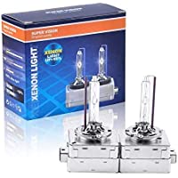 D3S Xenón HID 4300K Bombilla Auto Lampara - 12V 35W Lamparas Xenón HID Kit para Coche - D3S HID Lampara Reemplazar Bulbo…